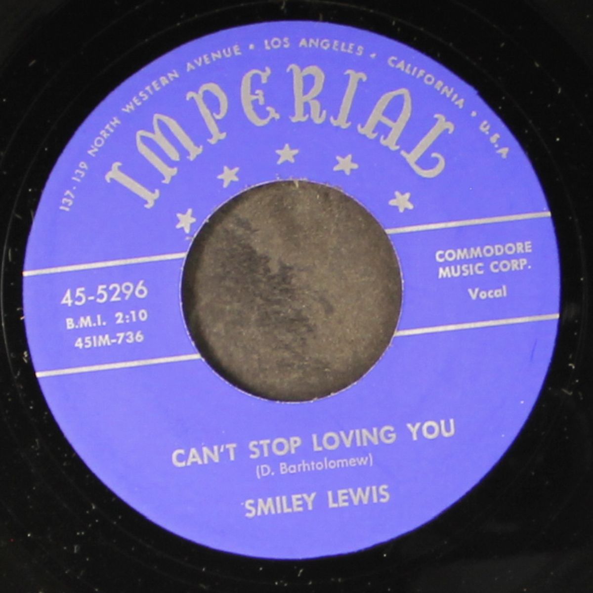 that certain door / can't stop loving you by SMILEY LEWIS