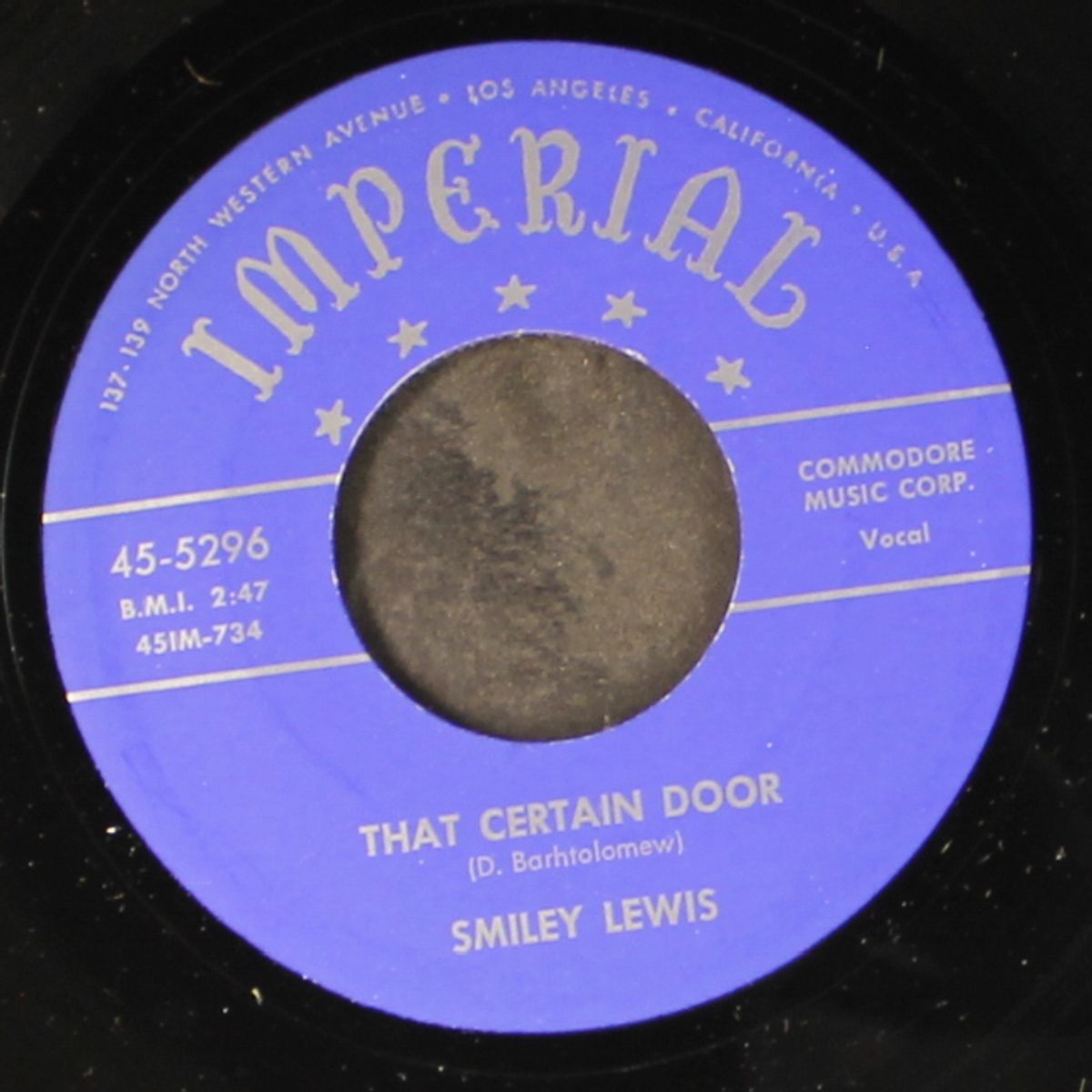 that certain door / can't stop loving you by SMILEY LEWIS