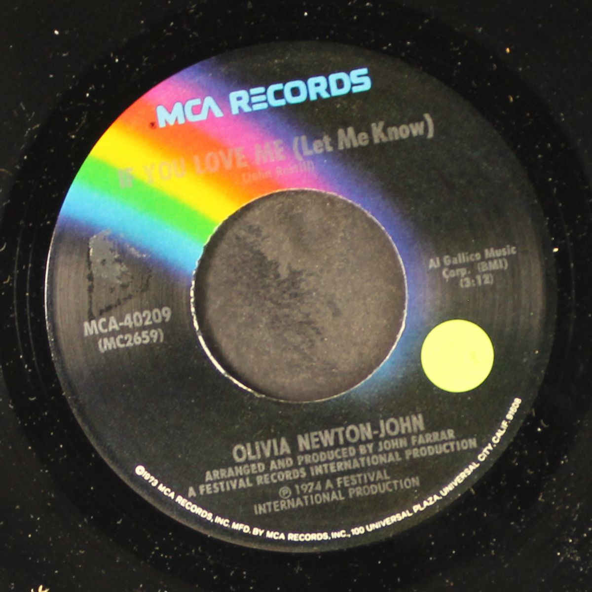 if you love me / brotherly love by OLIVIA NEWTON-JOHN