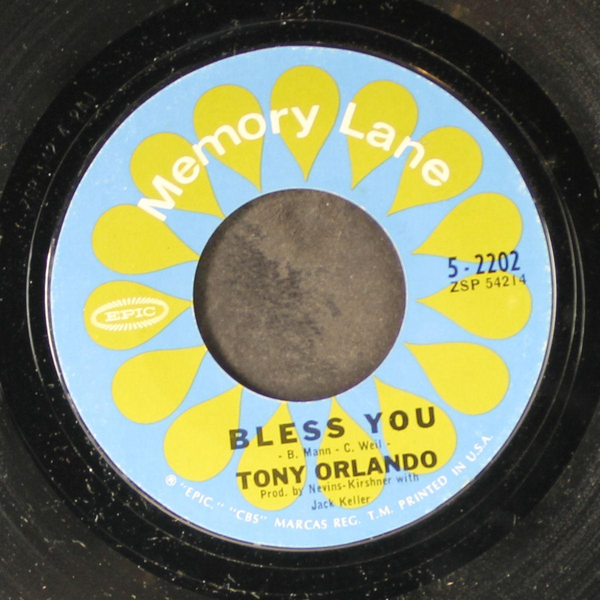 bless you / halfway to paradise by TONY ORLANDO