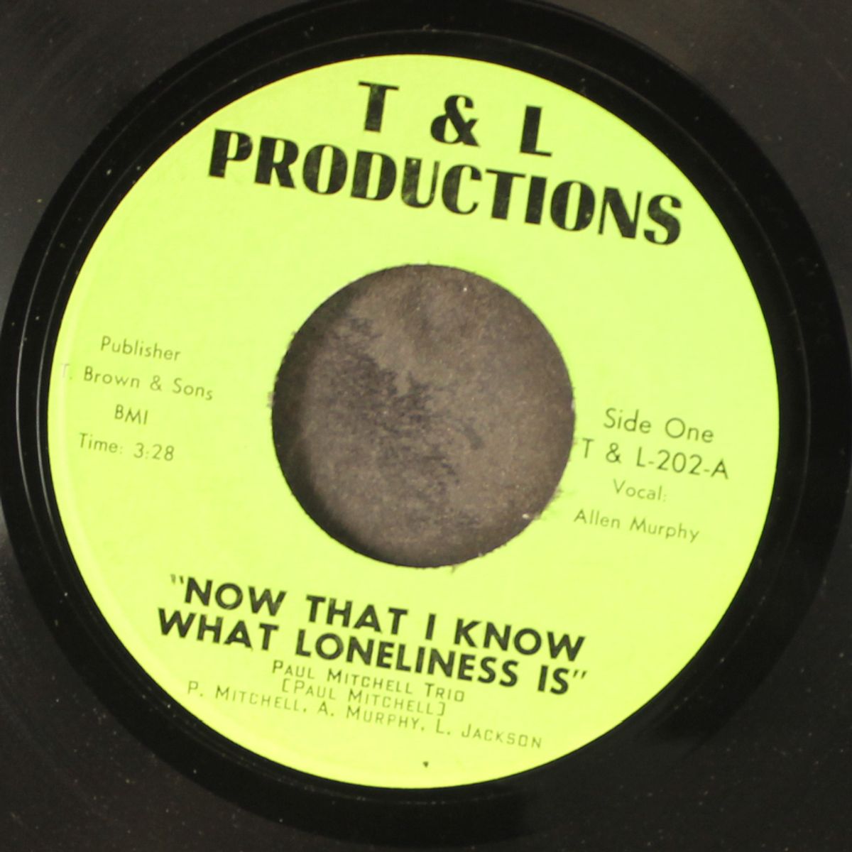 straight ahead and don't look back / now that i know what loneliness is by PAUL MITCHELL