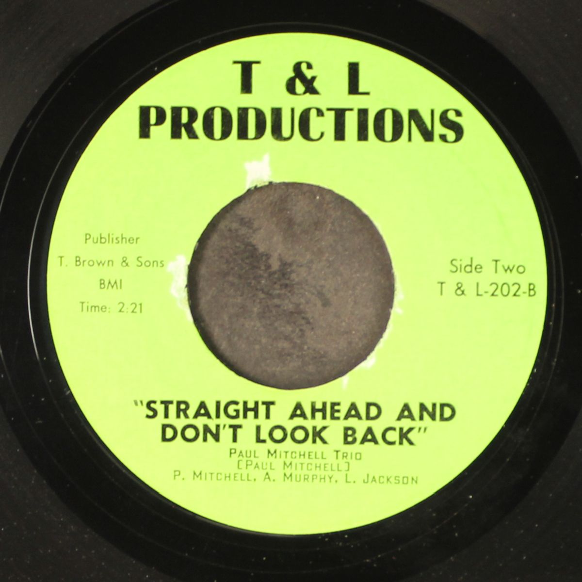 straight ahead and don't look back / now that i know what loneliness is by PAUL MITCHELL