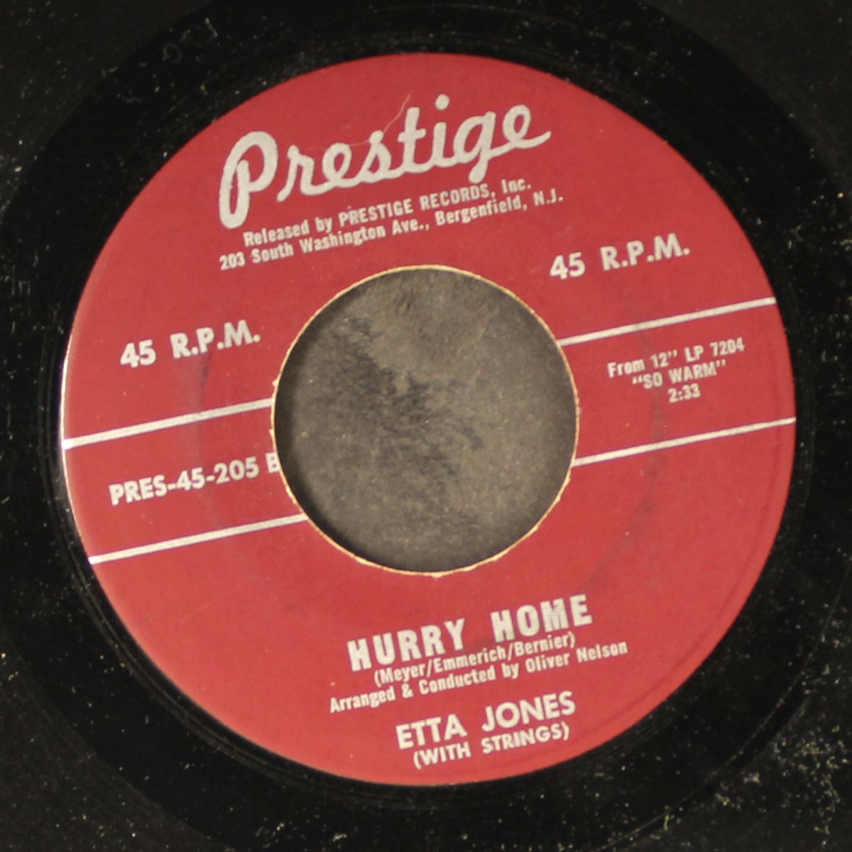 unchained melody / hurry home by ETTA JONES