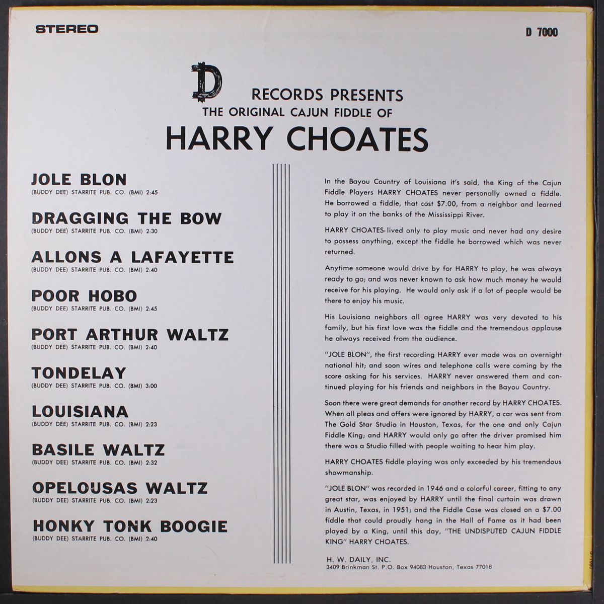 jole blon by HARRY CHOATES