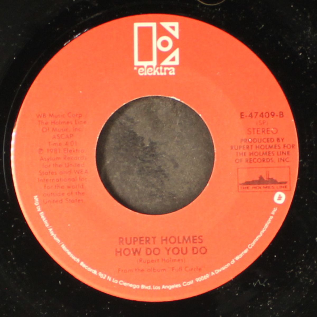 the end / how do you do by RUPERT HOLMES