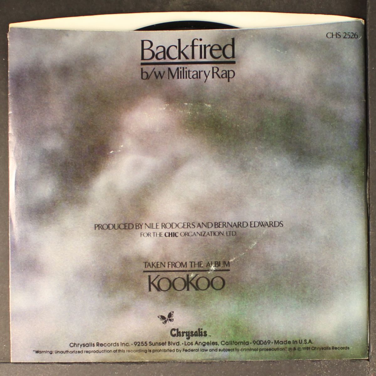 backfired / military rap by DEBBIE HARRY