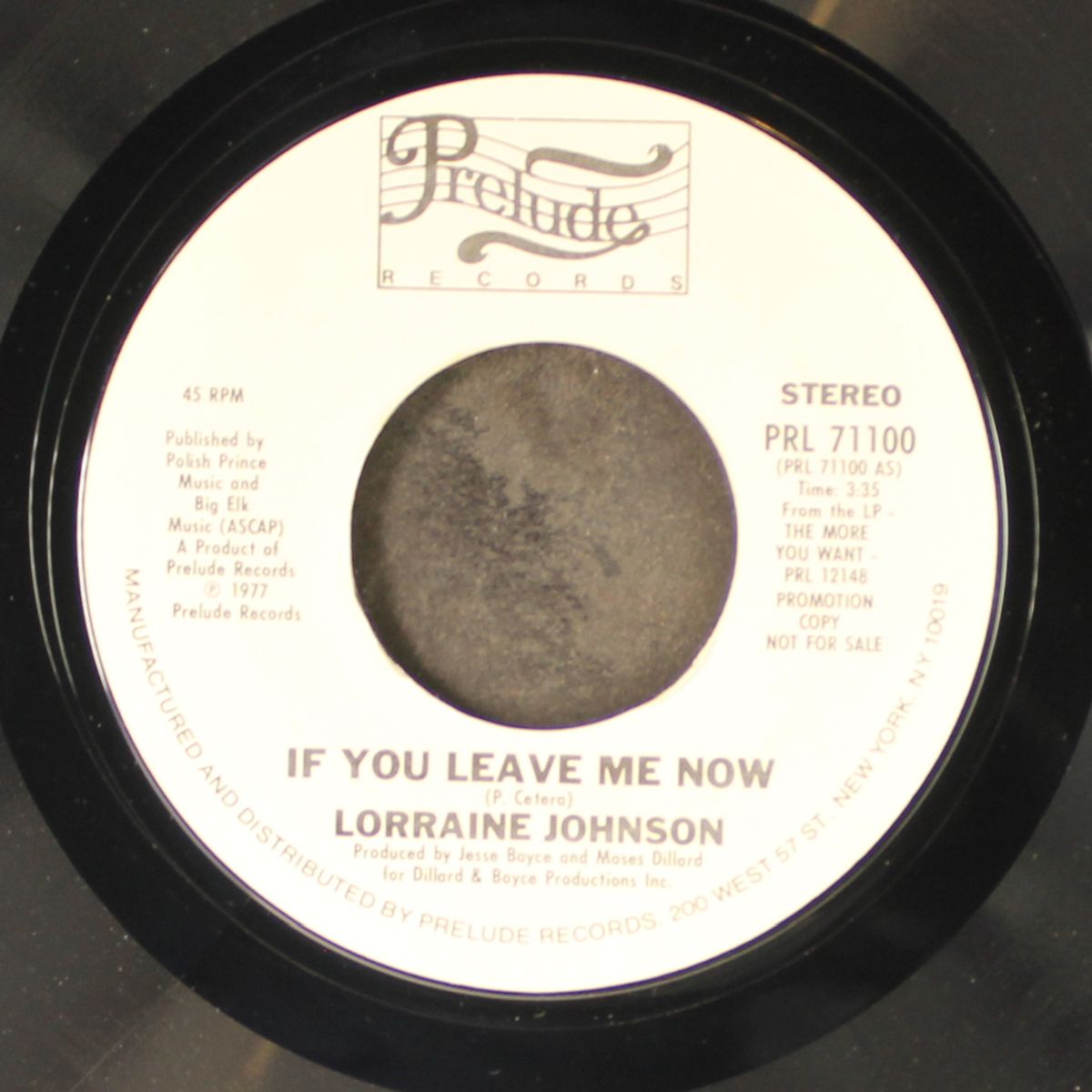 if you leave me now / mono by LORRAINE JOHNSON