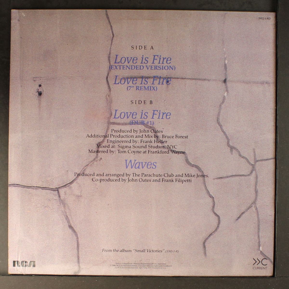 love is fire by PARACHUTE CLUB