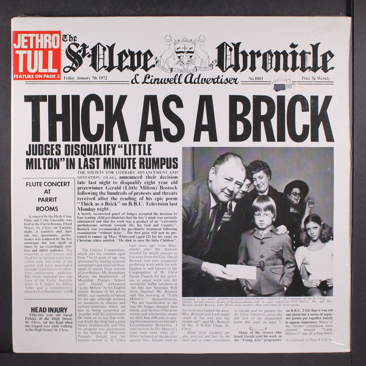 thick as a brick by JETHRO TULL