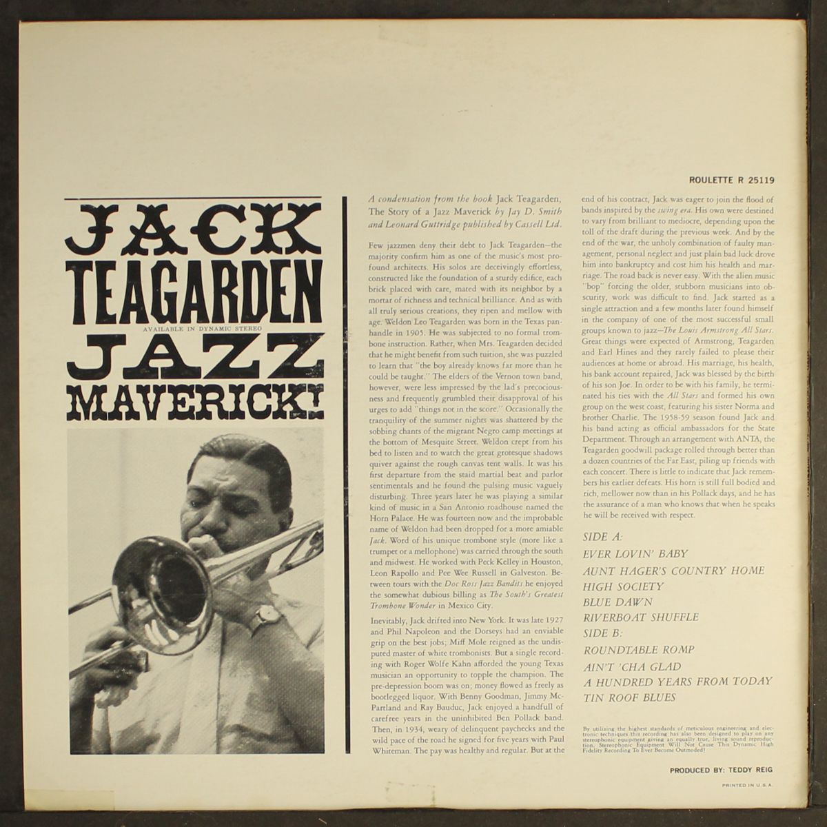 jazz maverick! by JACK TEAGARDEN