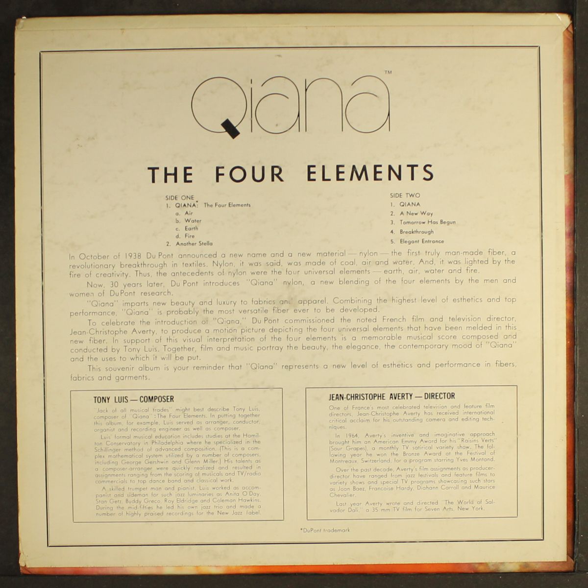 qiana: the four elements by TONY LUIS