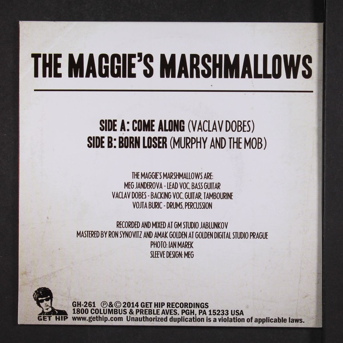 come along / born loser by MAGGIE'S MARSHMALLOWS