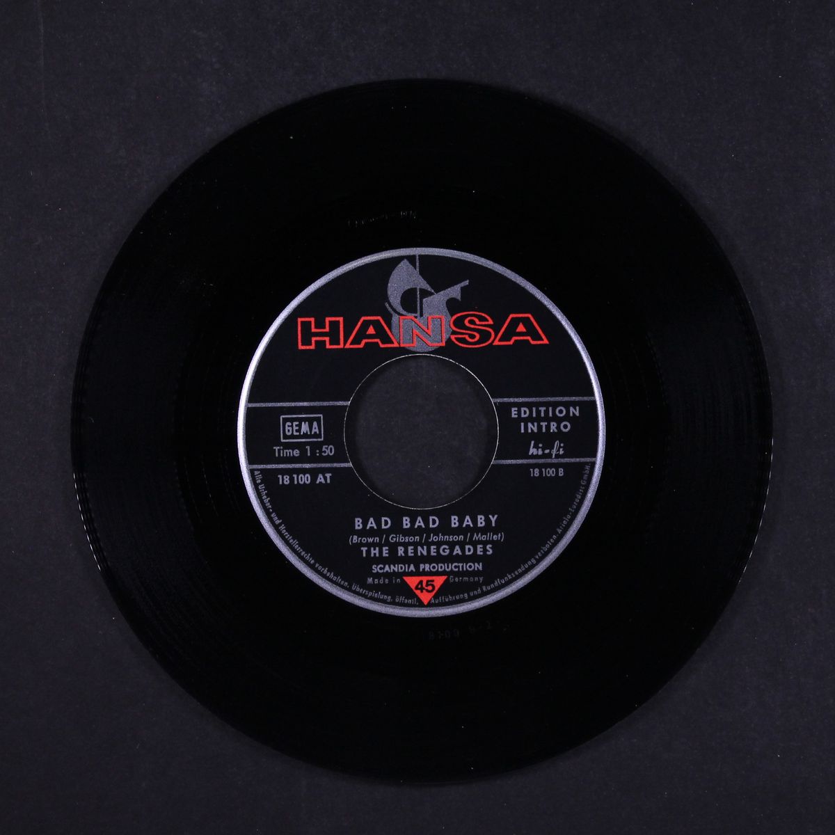 cadillac / bad bad baby by RENEGADES