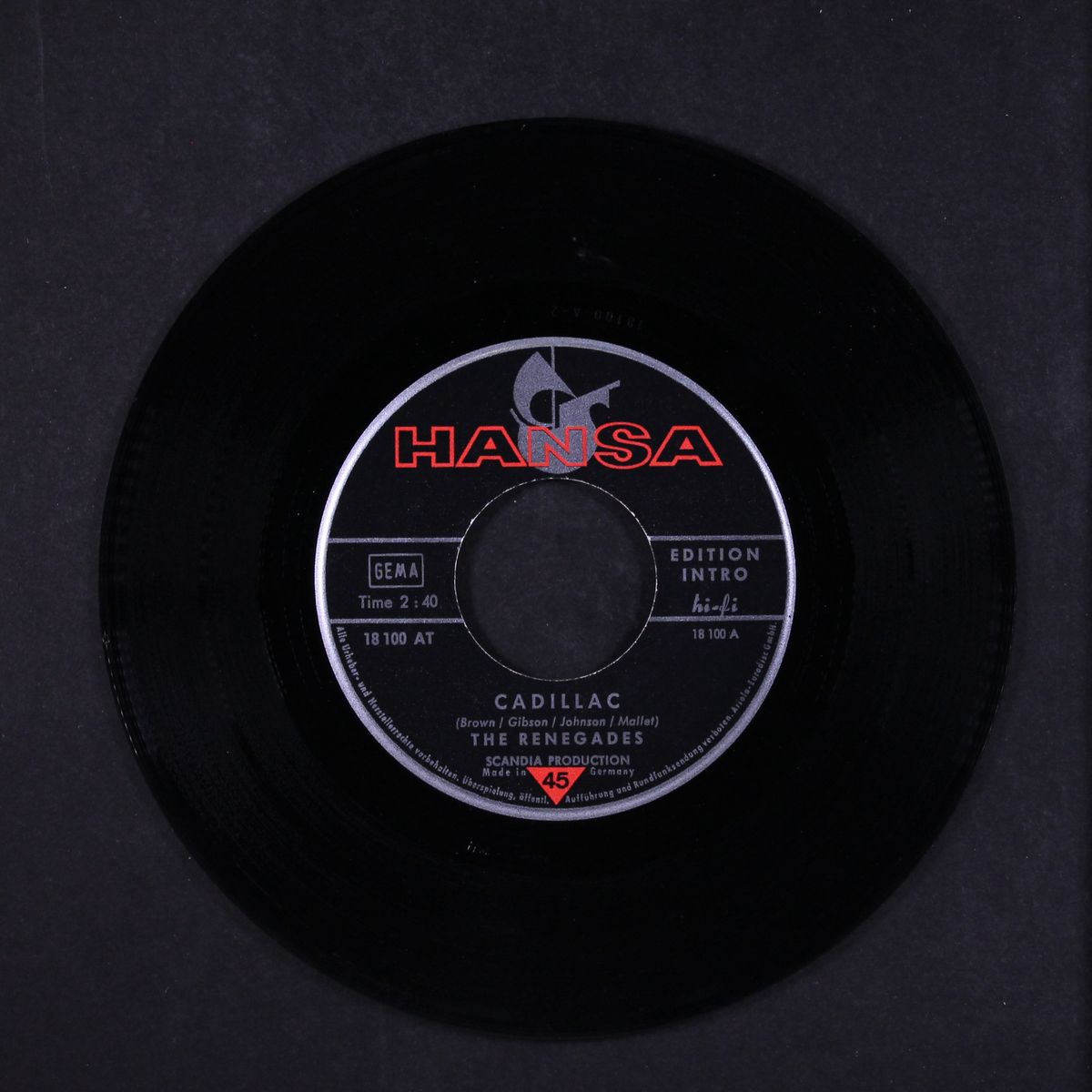cadillac / bad bad baby by RENEGADES