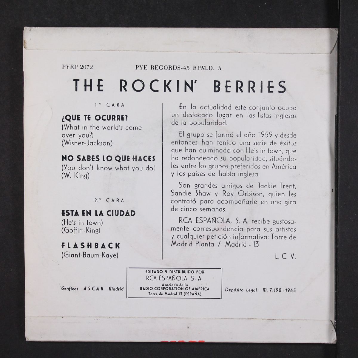 que te ocurre? by ROCKIN' BERRIES