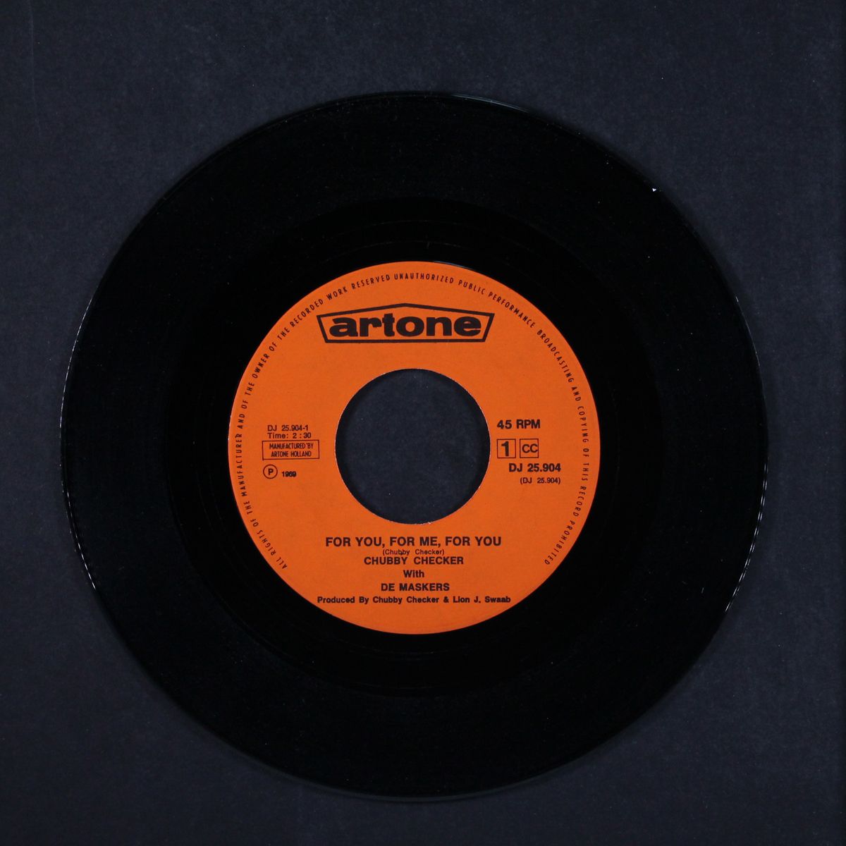 for you, for me, for you / yes, i am by CHUBBY CHECKER & DE MASKERS