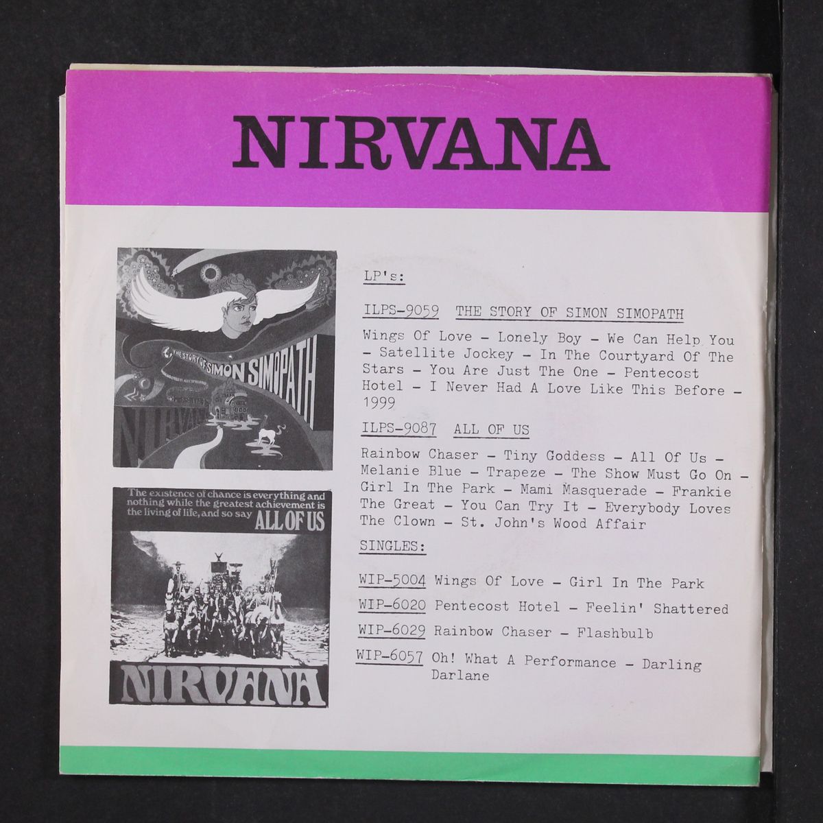 oh! what a performance / darling darlane by NIRVANA