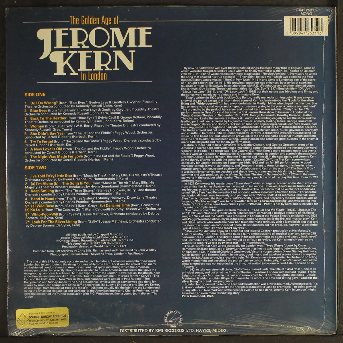 the golden age of jerome kern - original cast recordings by JEROME KERN