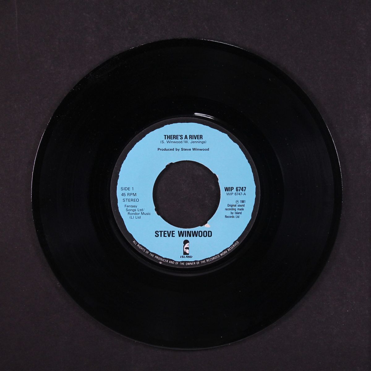 there's a river by STEVE WINWOOD