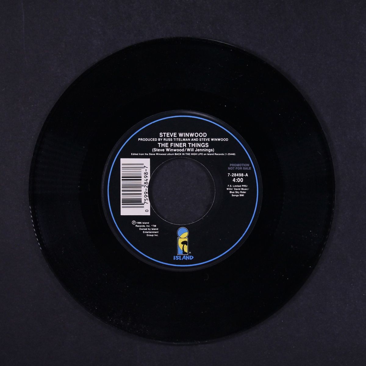 the finer things / same by STEVE WINWOOD