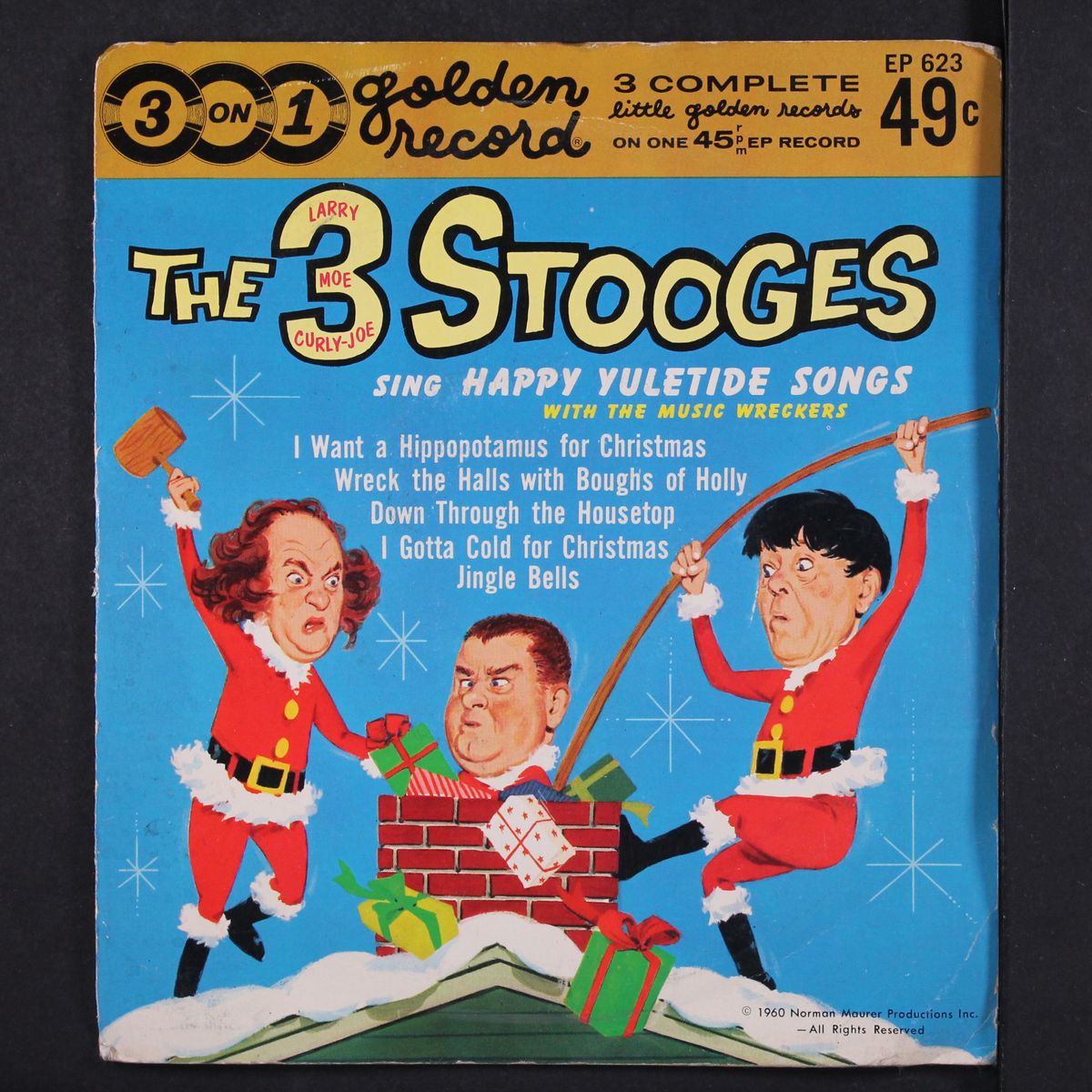 happy yuletide songs by THREE STOOGES