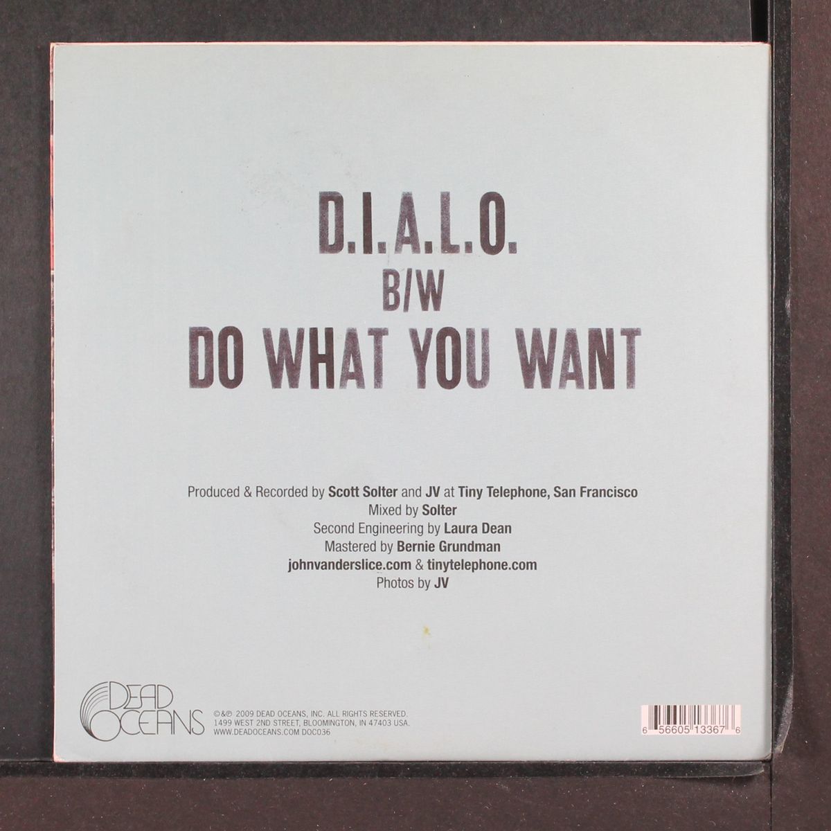 d.i.a.l.o. by JOHN VANDERSLICE
