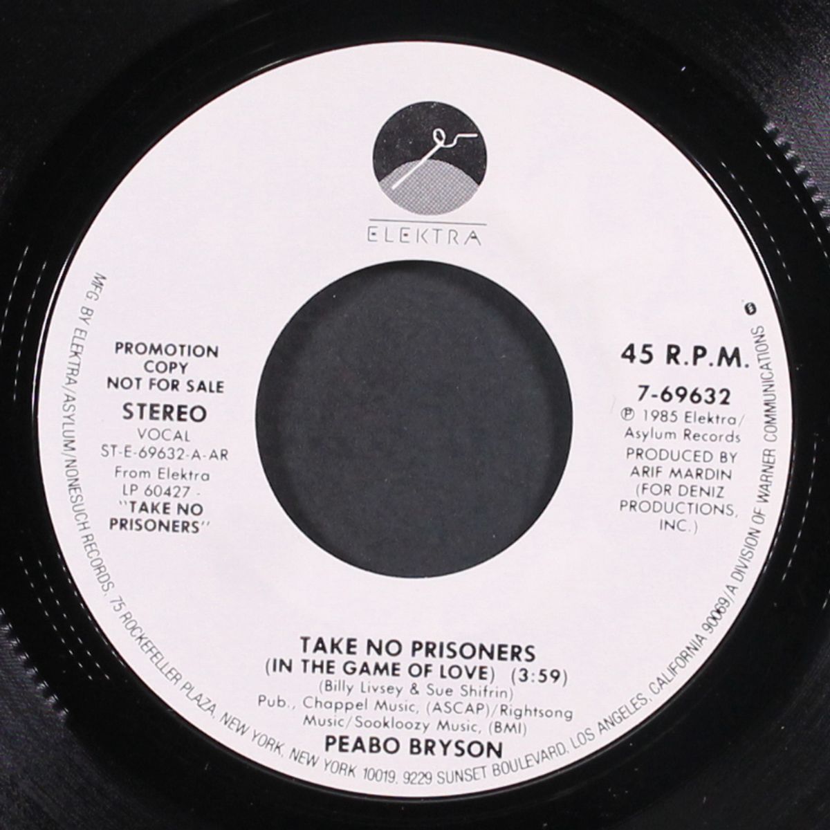 take no prisoners / same by PEABO BRYSON