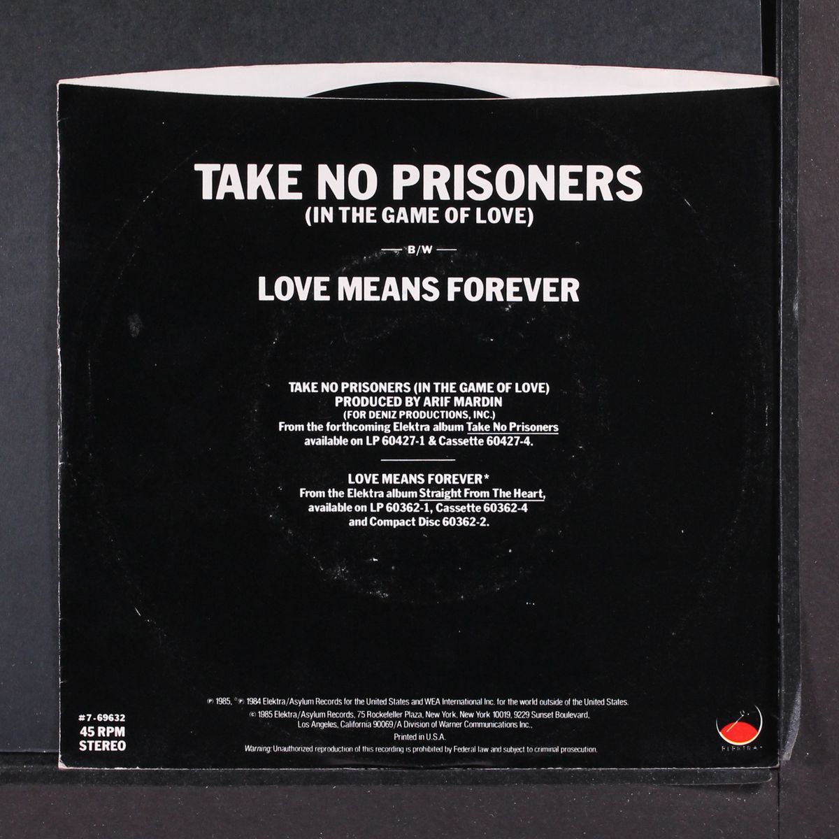 take no prisoners / same by PEABO BRYSON