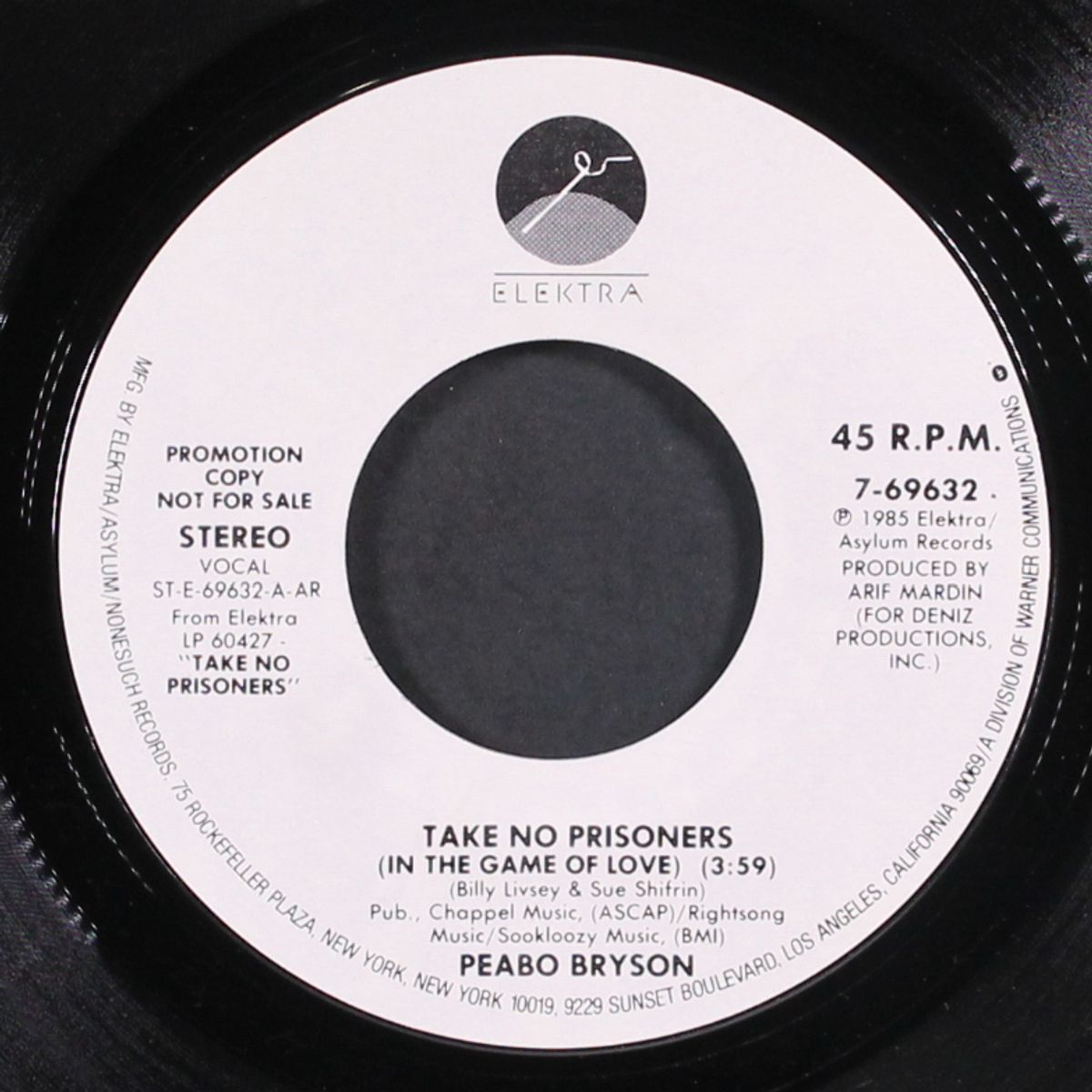 take no prisoners / same by PEABO BRYSON