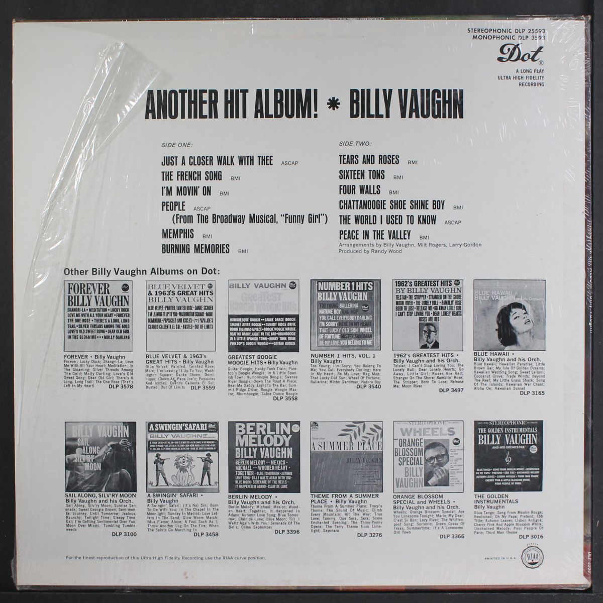 another hit album! by BILLY VAUGHN