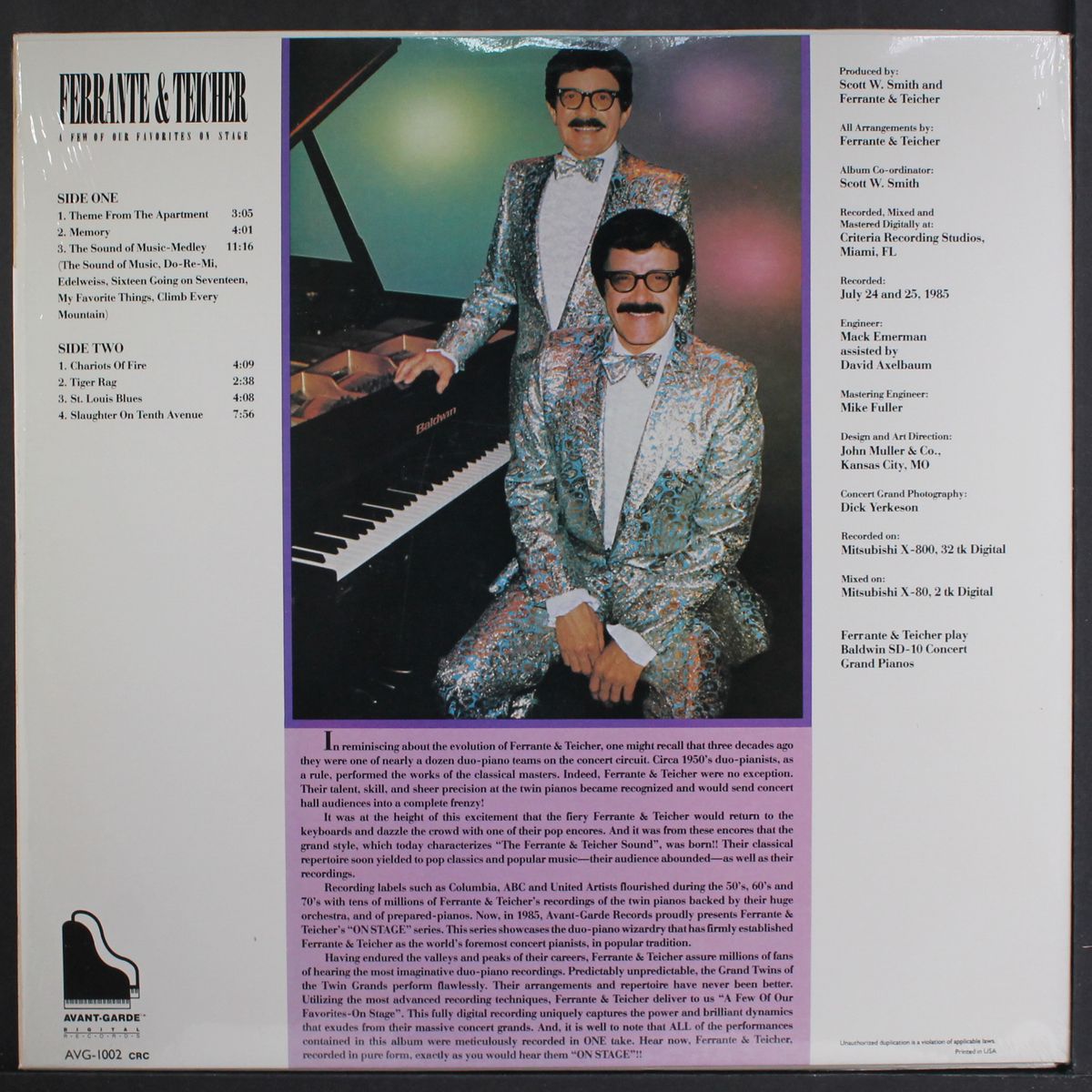 a few of our favorites on stage by FERRANTE & TEICHER