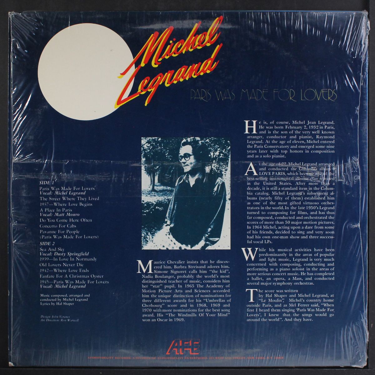 paris was made for lovers by MICHEL LEGRAND