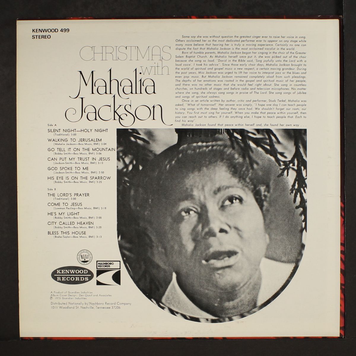 christmas with by MAHALIA JACKSON