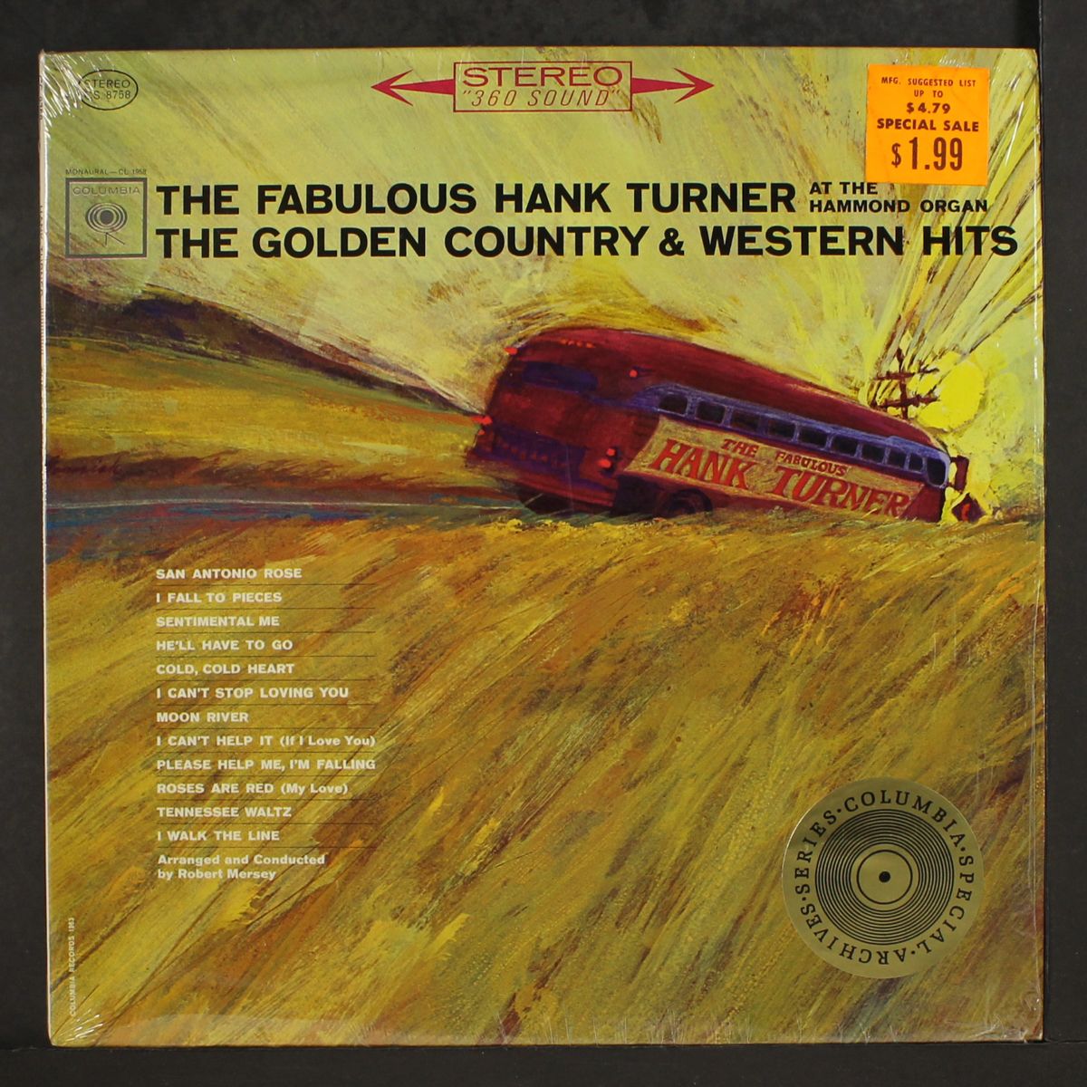 the golden country & western hits by HANK TURNER