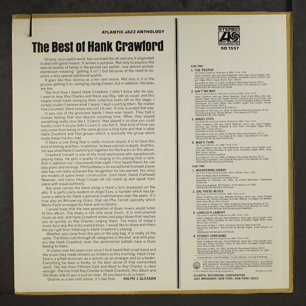 best of by HANK CRAWFORD