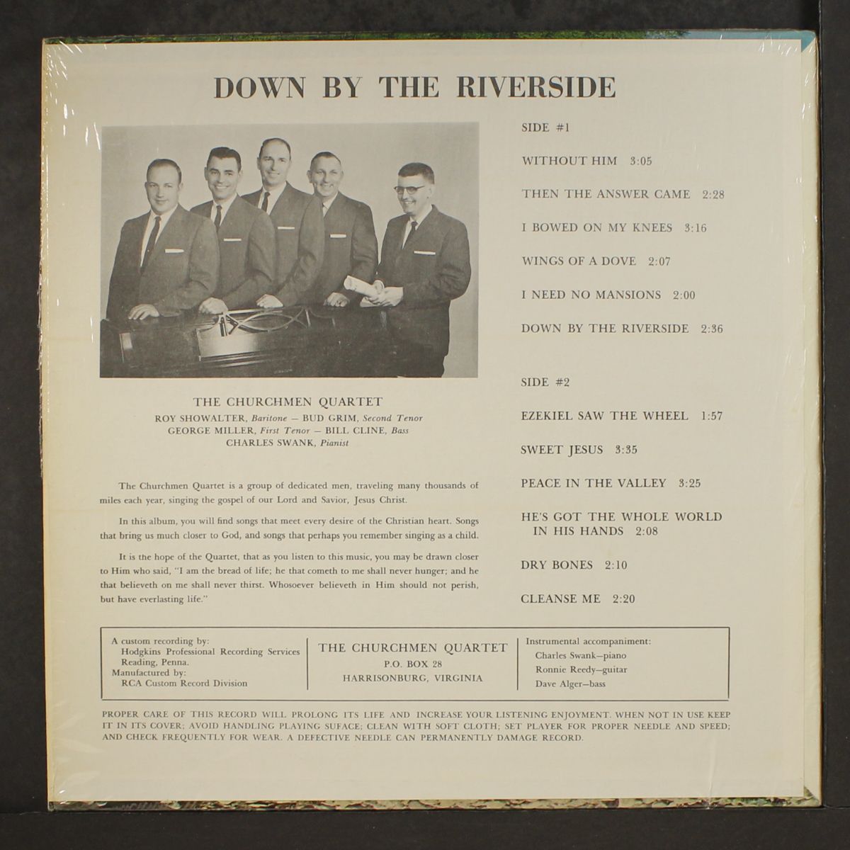down by the riverside by CHURCHMEN QUARTET