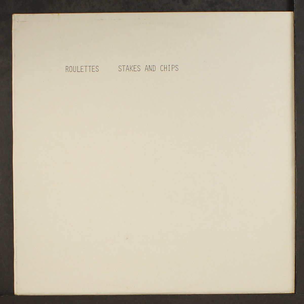 stakes and chips by ROULETTES