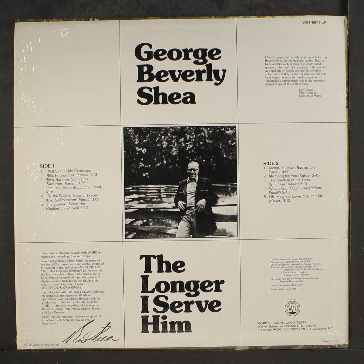 the longer i serve him by GEORGE BEVERLY SHEA
