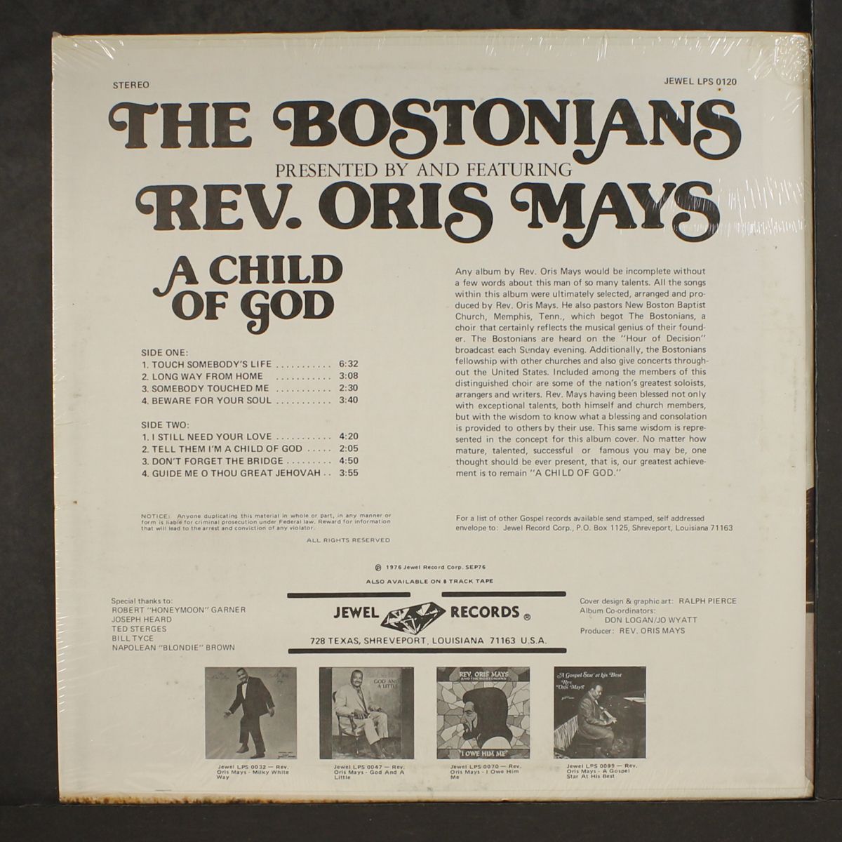 a child of gold by BOSTONIANS