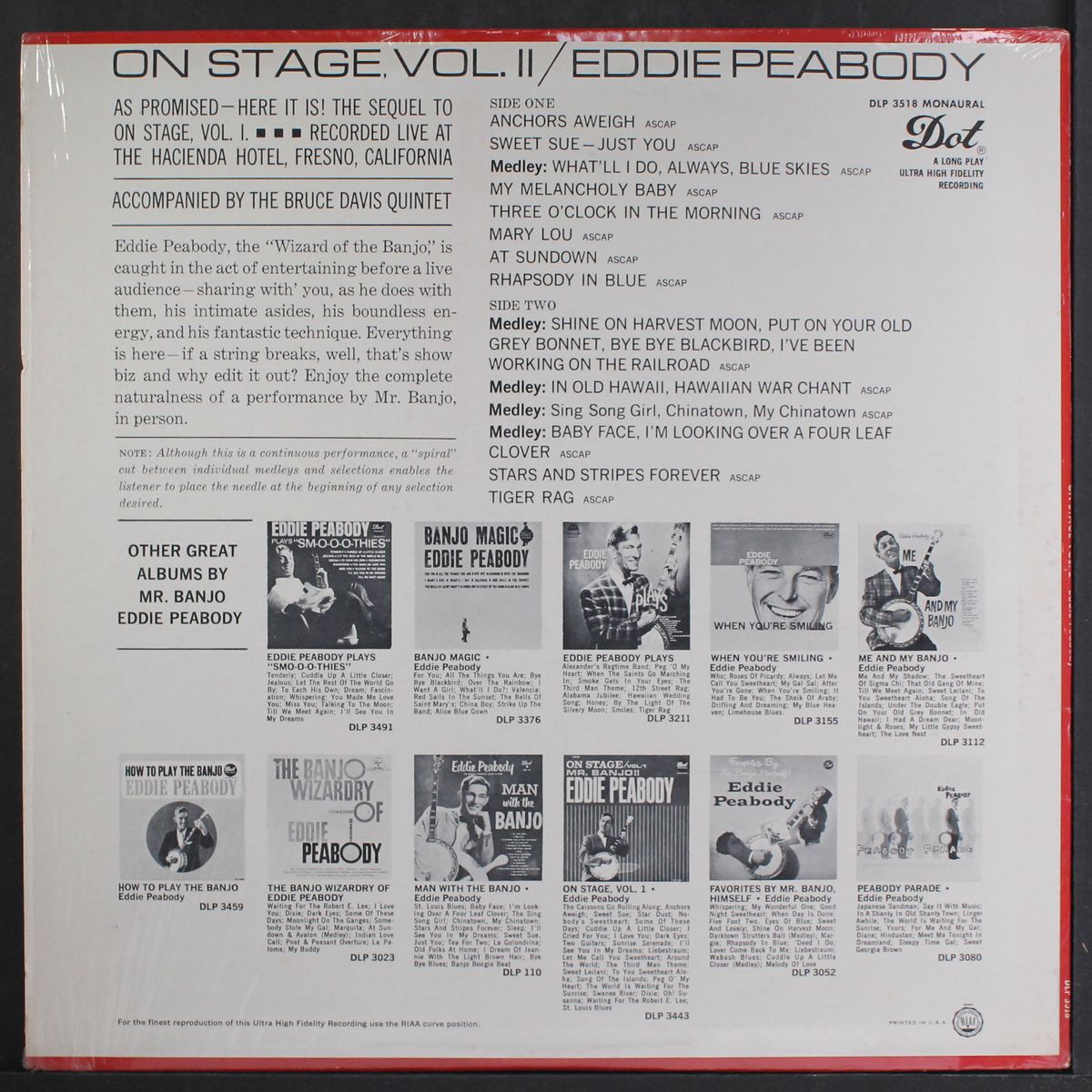 on stage, vol. 2 by EDDIE PEABODY