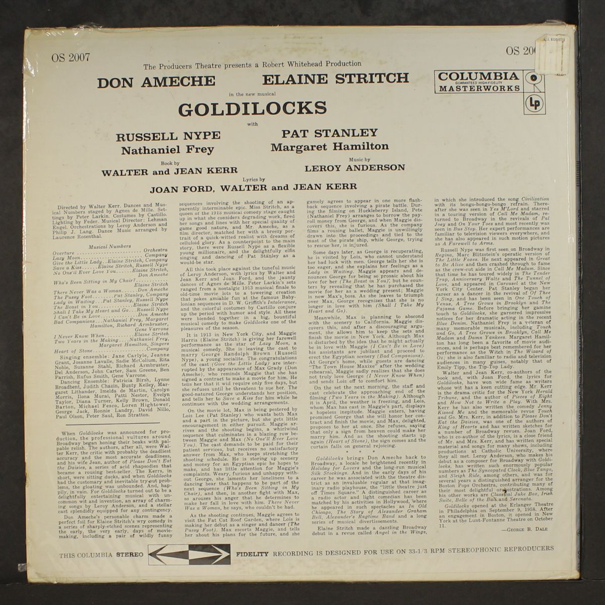 goldilocks by ORIGINAL CAST