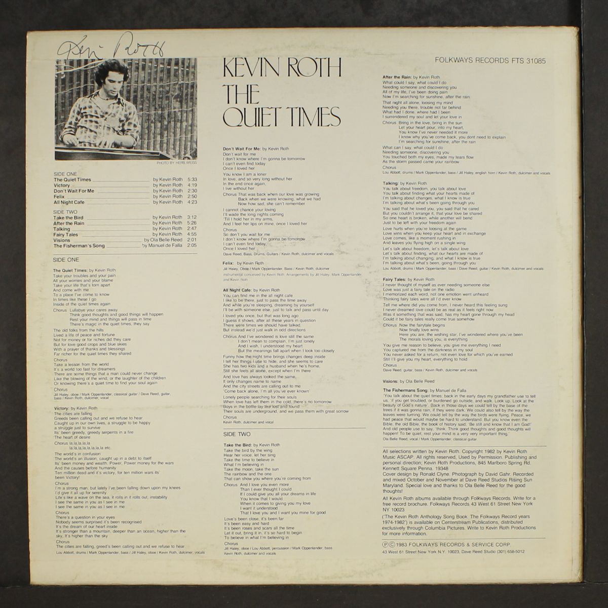 the quiet times by KEVIN ROTH