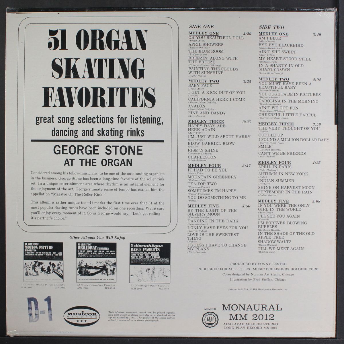 51 organ skating favorites by GEORGE STONE