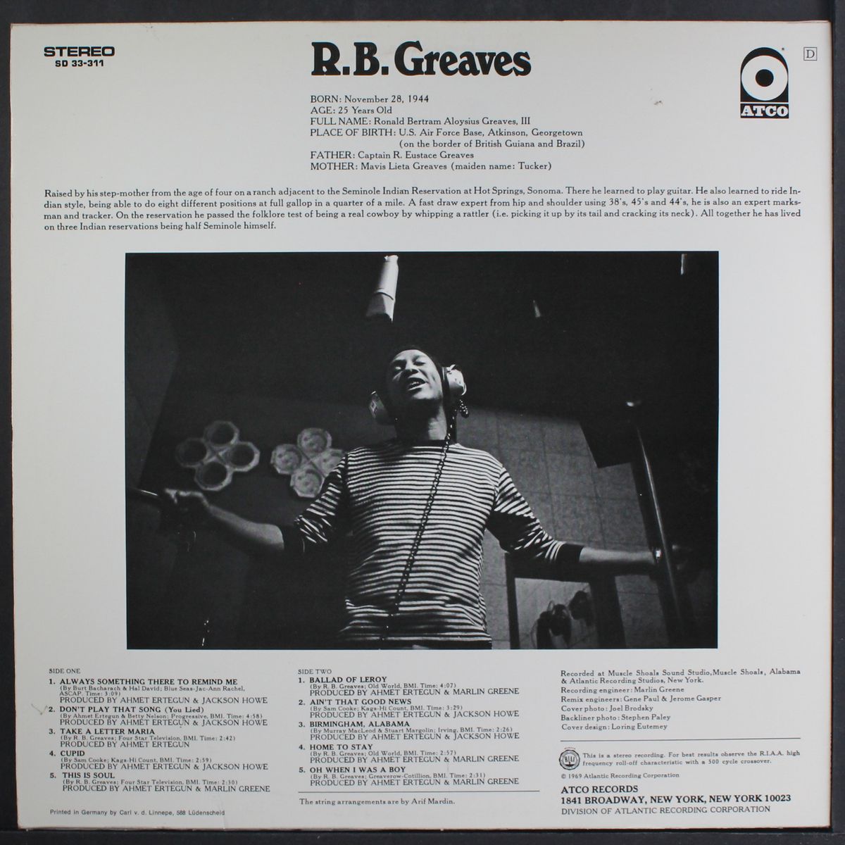 r.b. greaves by R.B. GREAVES