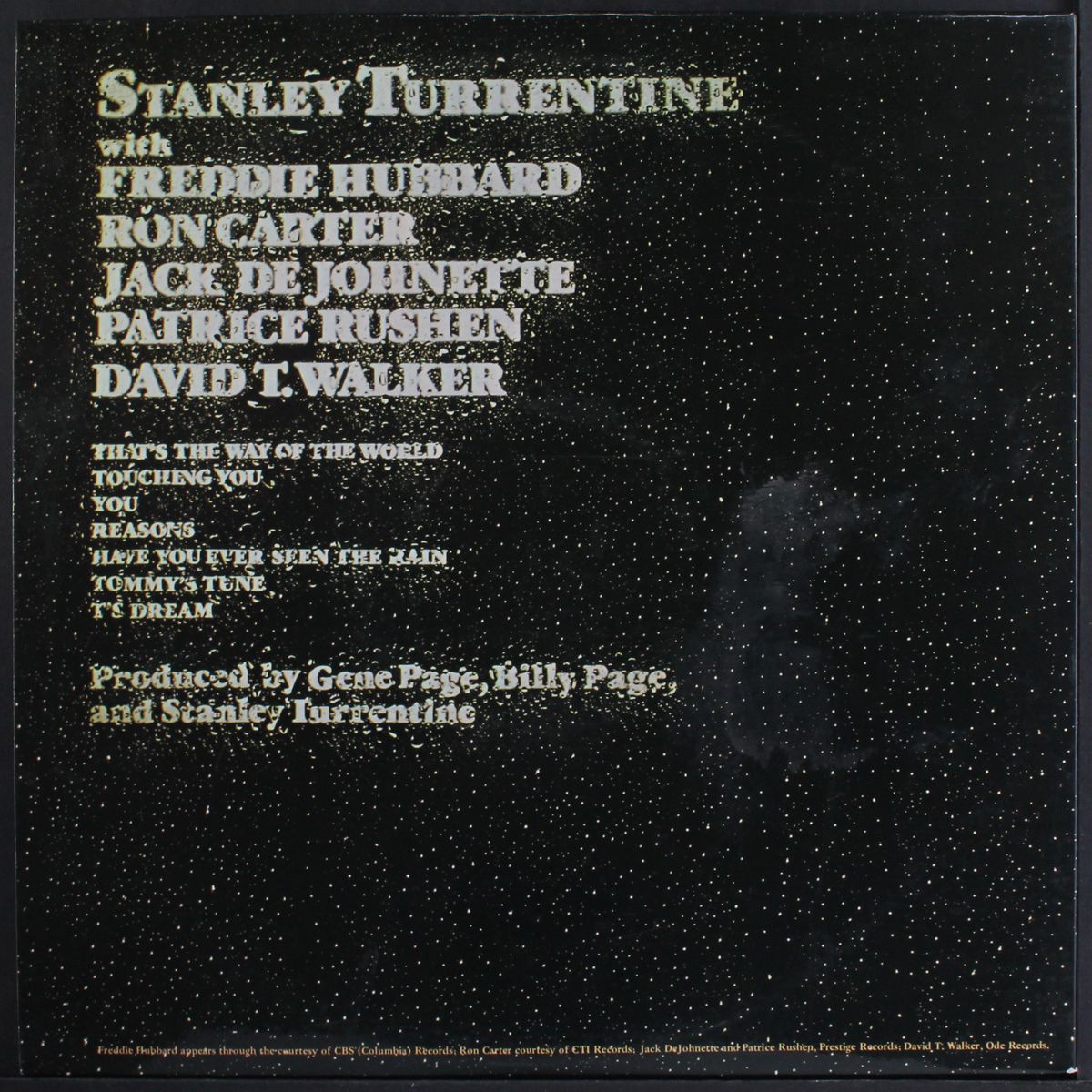 have you ever seen the rain by STANLEY TURRENTINE