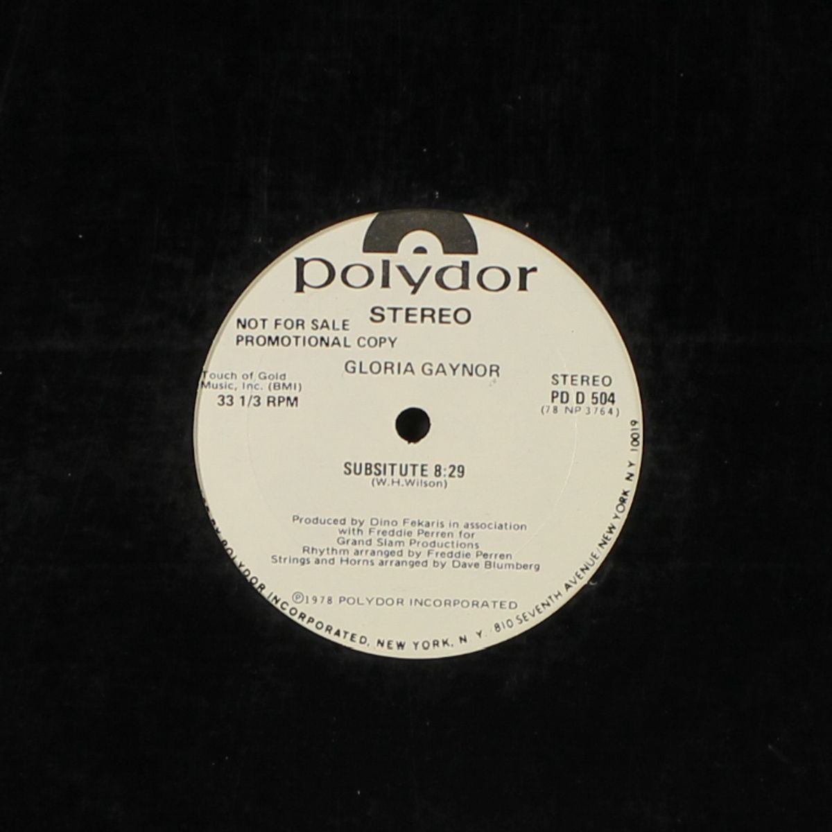 subsitute / same by GLORIA GAYNOR