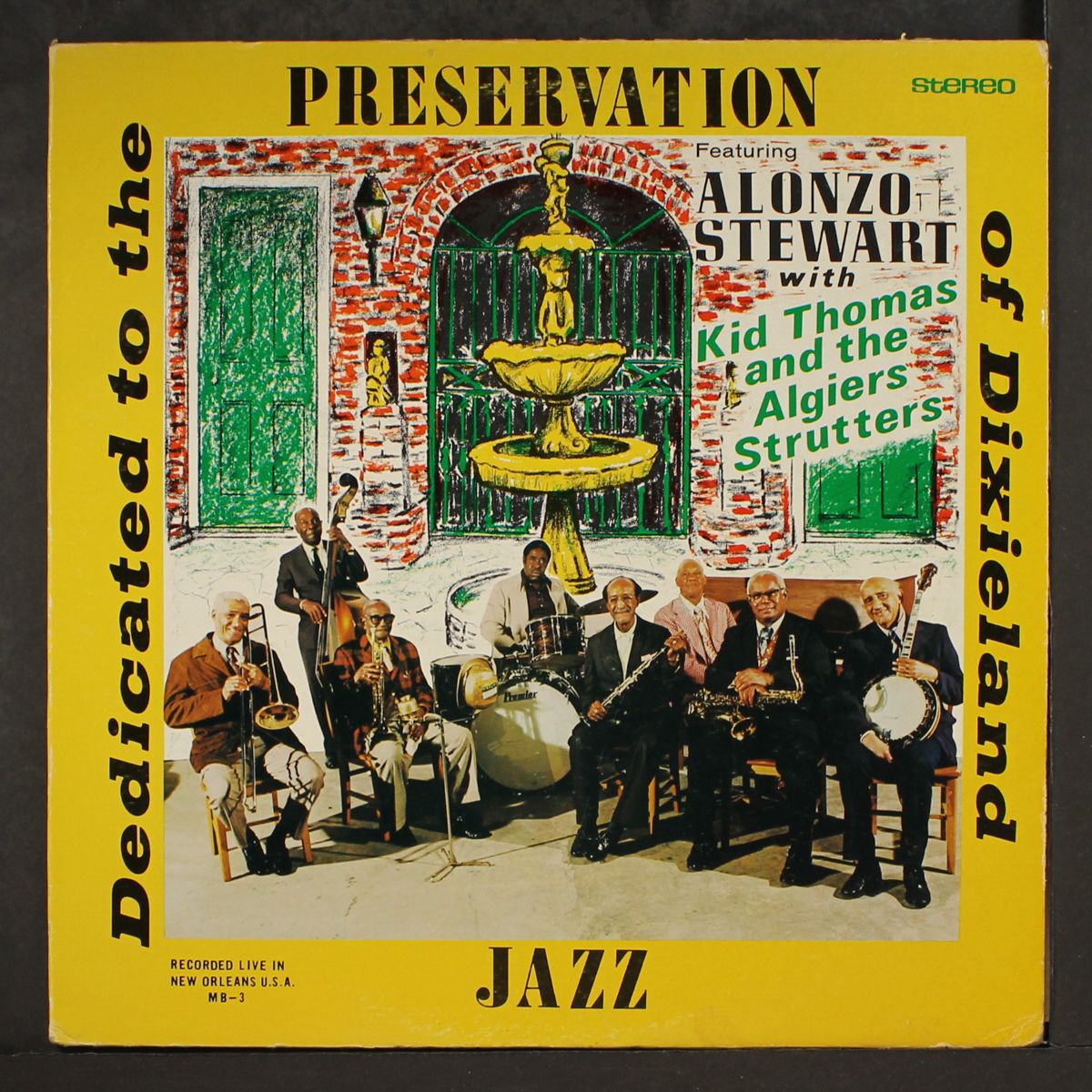 with kid thomas and the algiers stompers by ALONZO STEWART