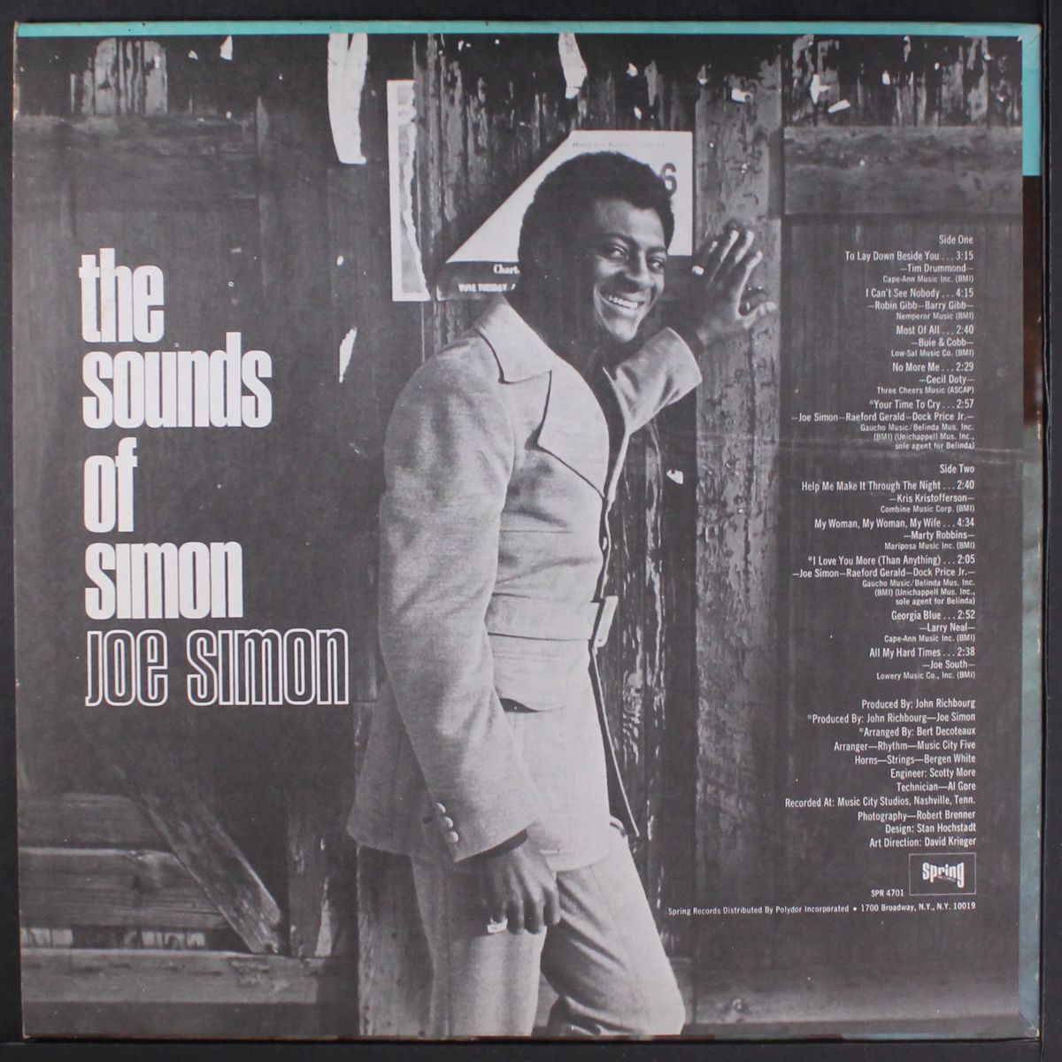 the sounds of simon by JOE SIMON