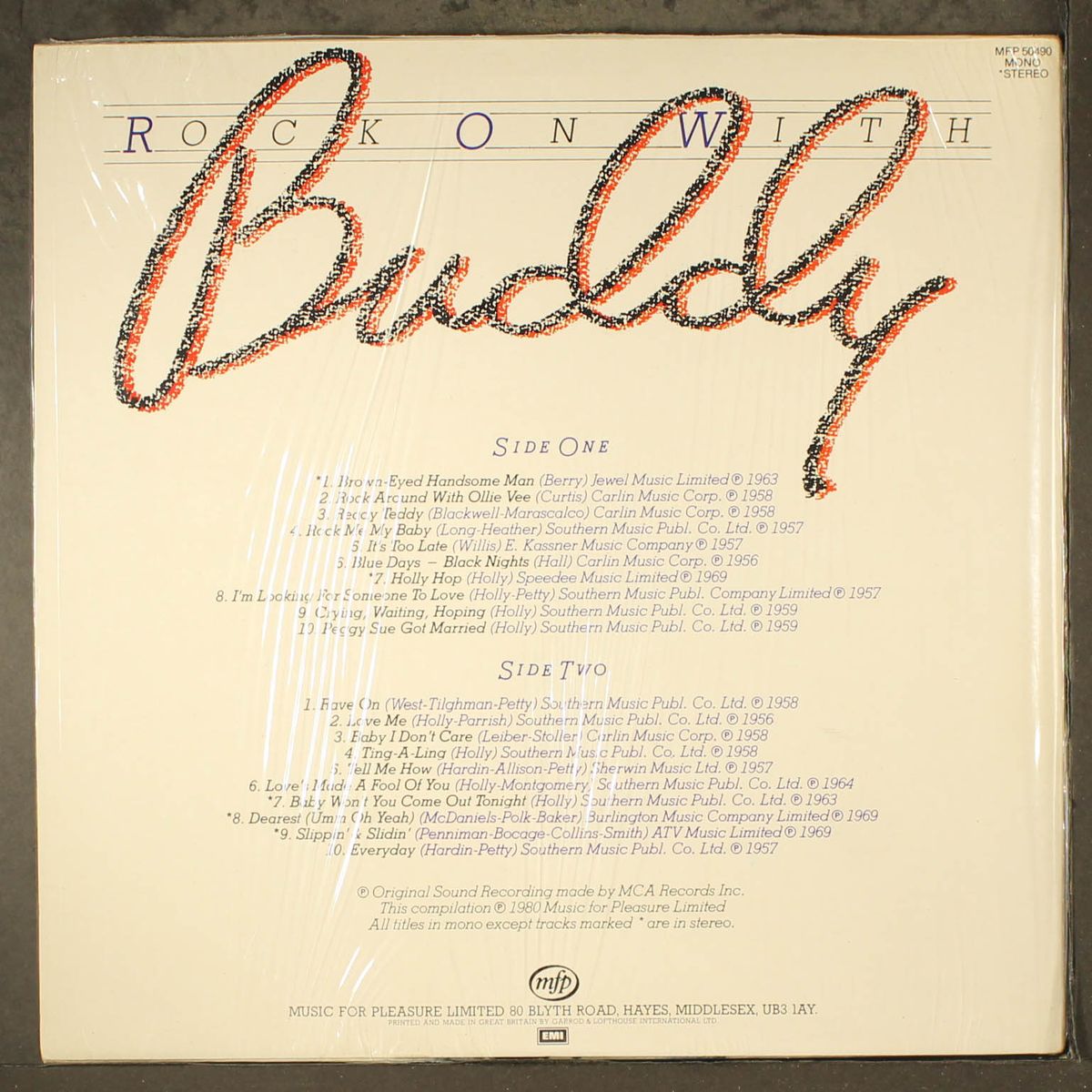 rock on with by BUDDY HOLLY