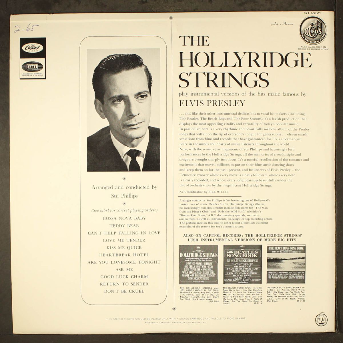 hits made famous by elvis presley by HOLLYRIDGE STRINGS